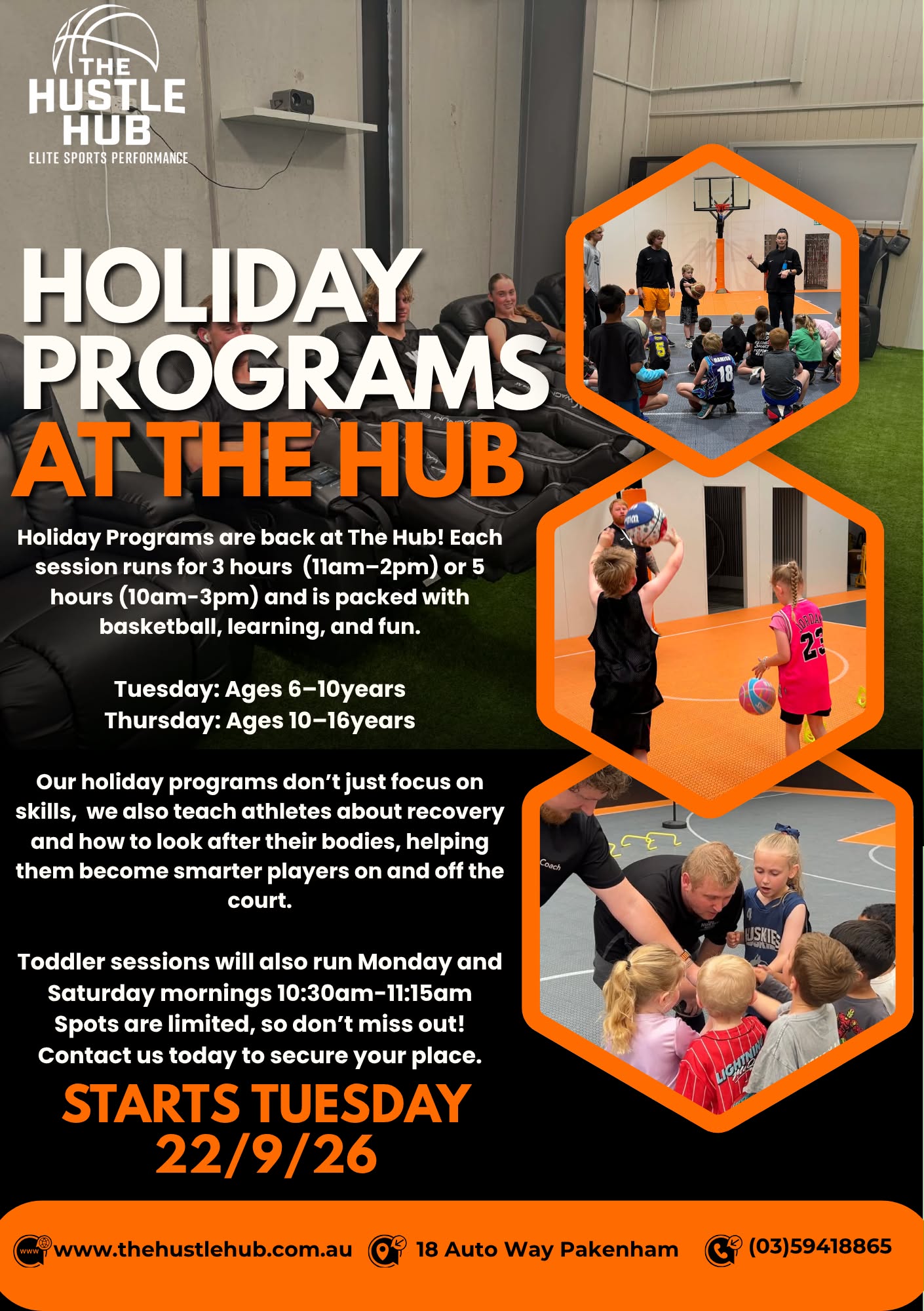 Holiday programs at The Hustle Hub